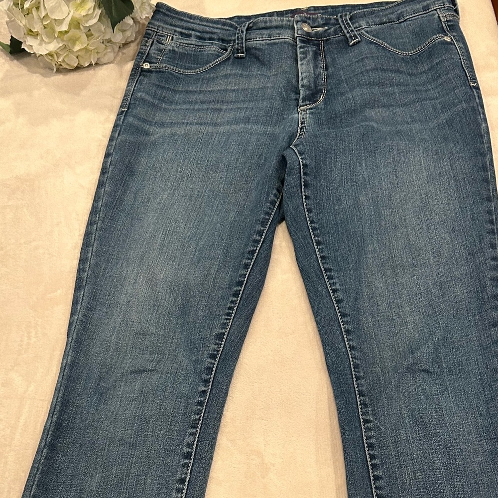 NYDJ Ankle Jeans with Lift Tuck Technology, Size 8